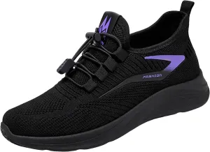 Comfort Lightweight Breathable Sneakers for Women Breathable Mesh Slip on Walking Shoes Comfort Diabetic Shoe