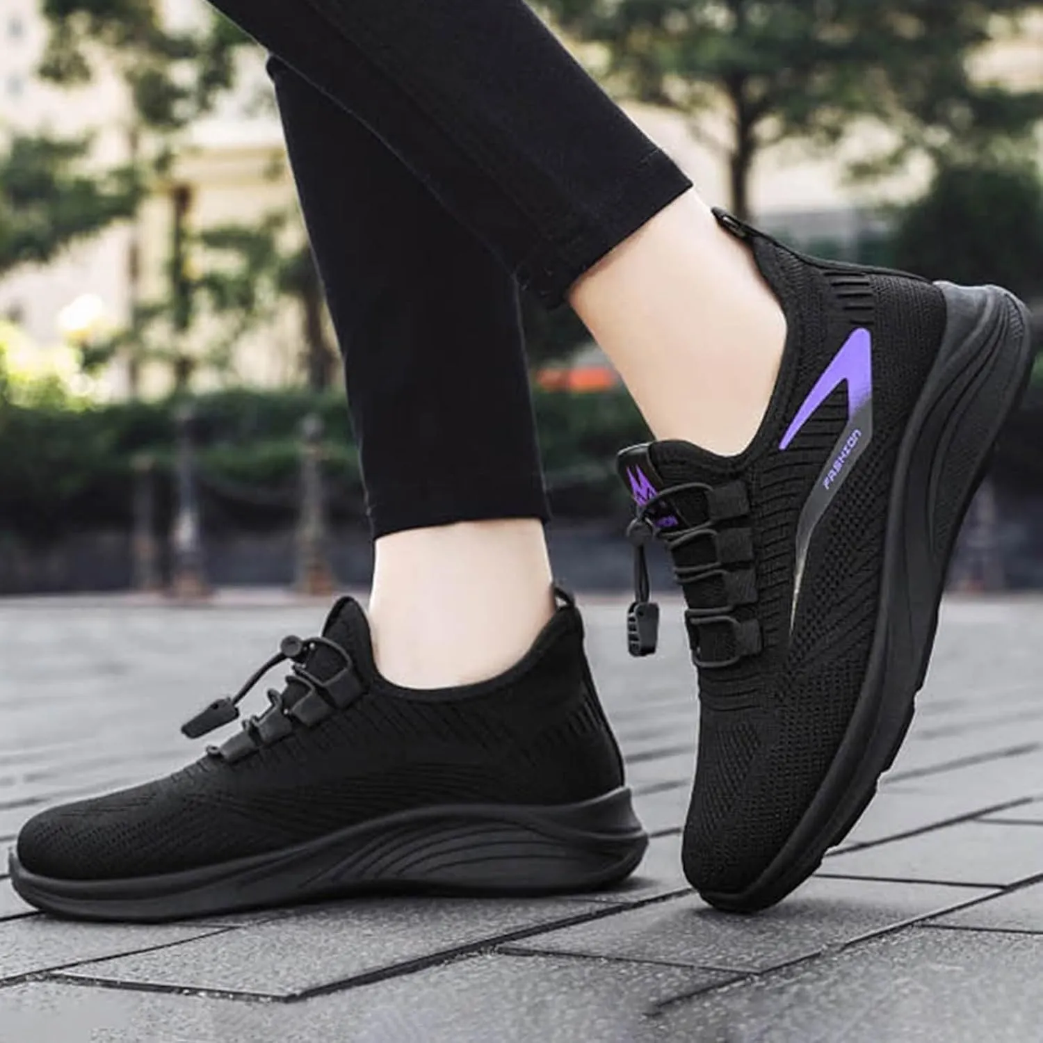 Comfort Lightweight Breathable Sneakers for Women Breathable Mesh Slip on Walking Shoes Comfort Diabetic Shoe