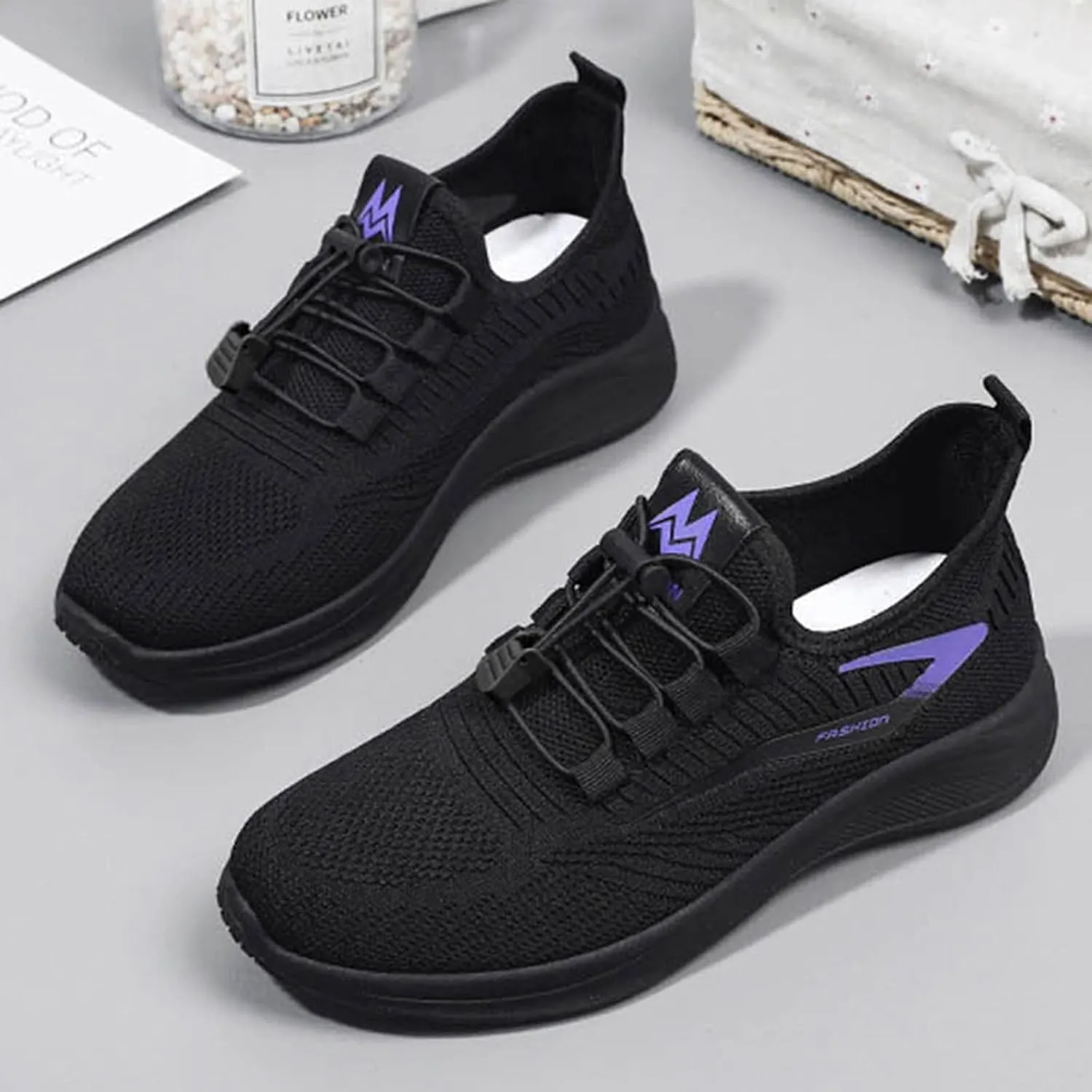 Comfort Lightweight Breathable Sneakers for Women Breathable Mesh Slip on Walking Shoes Comfort Diabetic Shoe