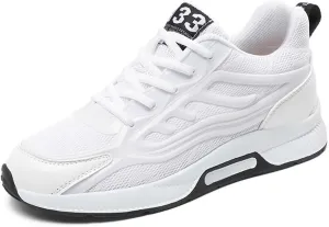 Couples Fashion Solid Color Mesh Lace Up Sneakers for Men and Women with The Same Type of Mens Sneaker Socks Low Cut