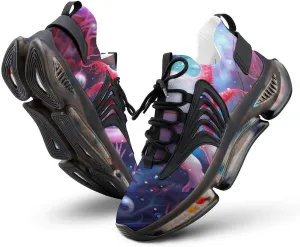 Cute Axolotl Under Sea Men's Running Shoes Lightweight Walking Shoe Breathable Sneaker