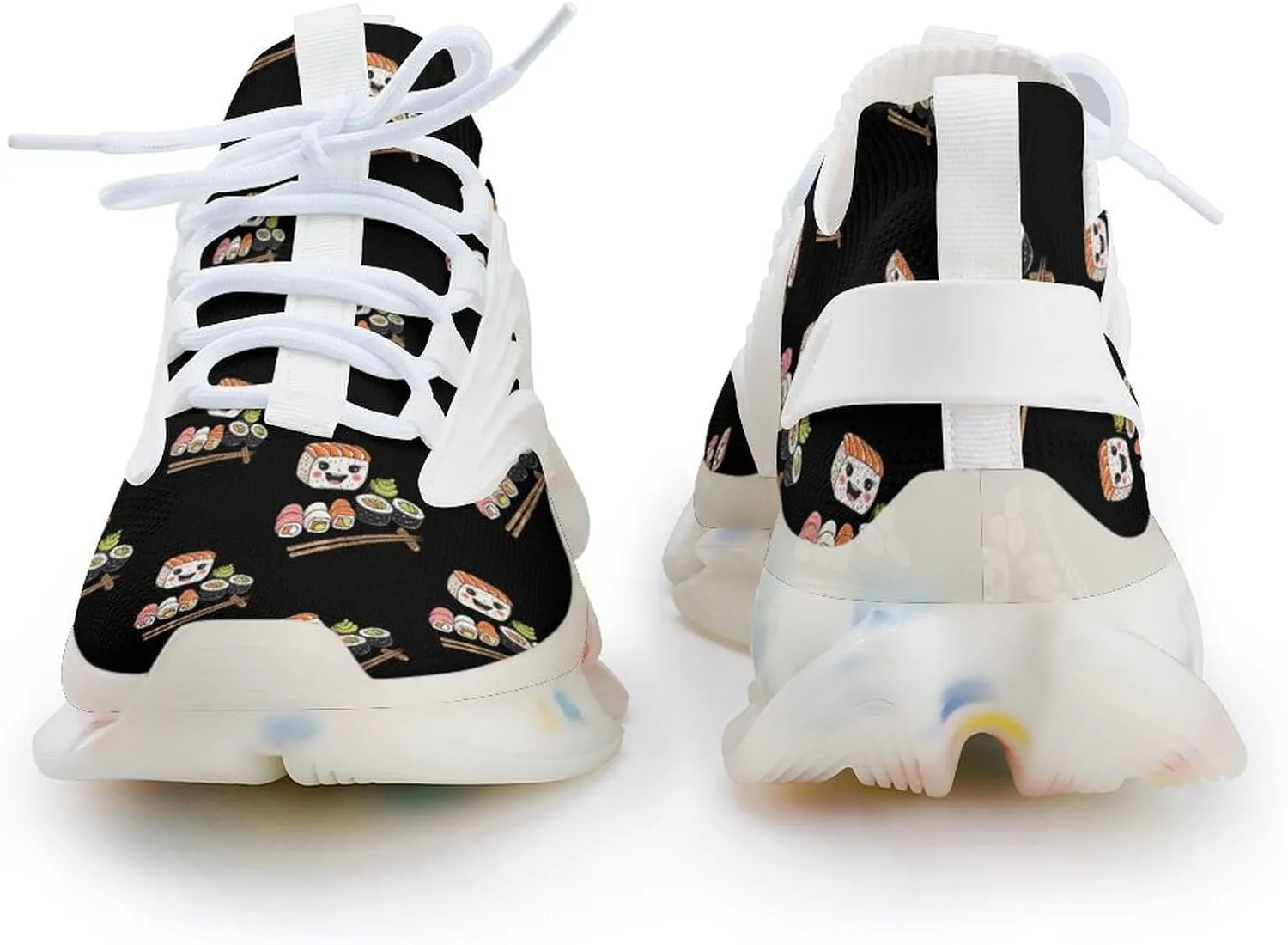 Cute Sushi Men's Running Shoes Lightweight Walking Shoe Breathable Sneaker