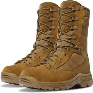 Danner Reckoning STF 8" Military Boots for Men - Durable Rough-Out Leather & 1000D Nylon with Breathable Mesh Lining & All-Terrain Traction Outsole, Coyote/EGA - 9 EE