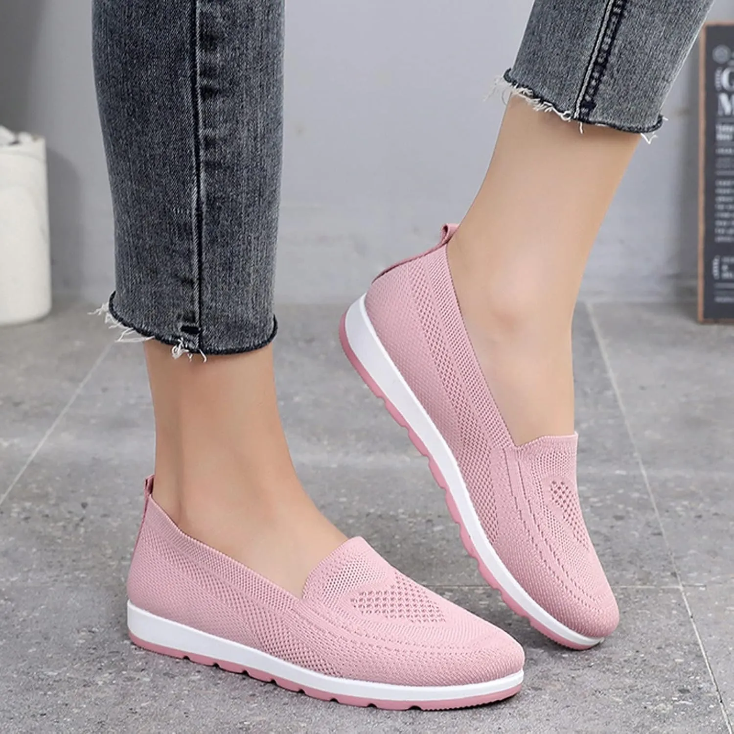 Eduavar Sneakers for Women Trendy, Sneakers for Women Comfortable Non-Slip Sneakers Casual Lightweight Walking Sneakers