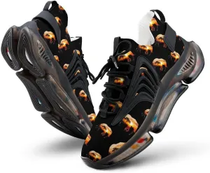 Elephant Africa Landmark Inside Men's Running Shoes Lightweight Walking Shoe Breathable Sneaker