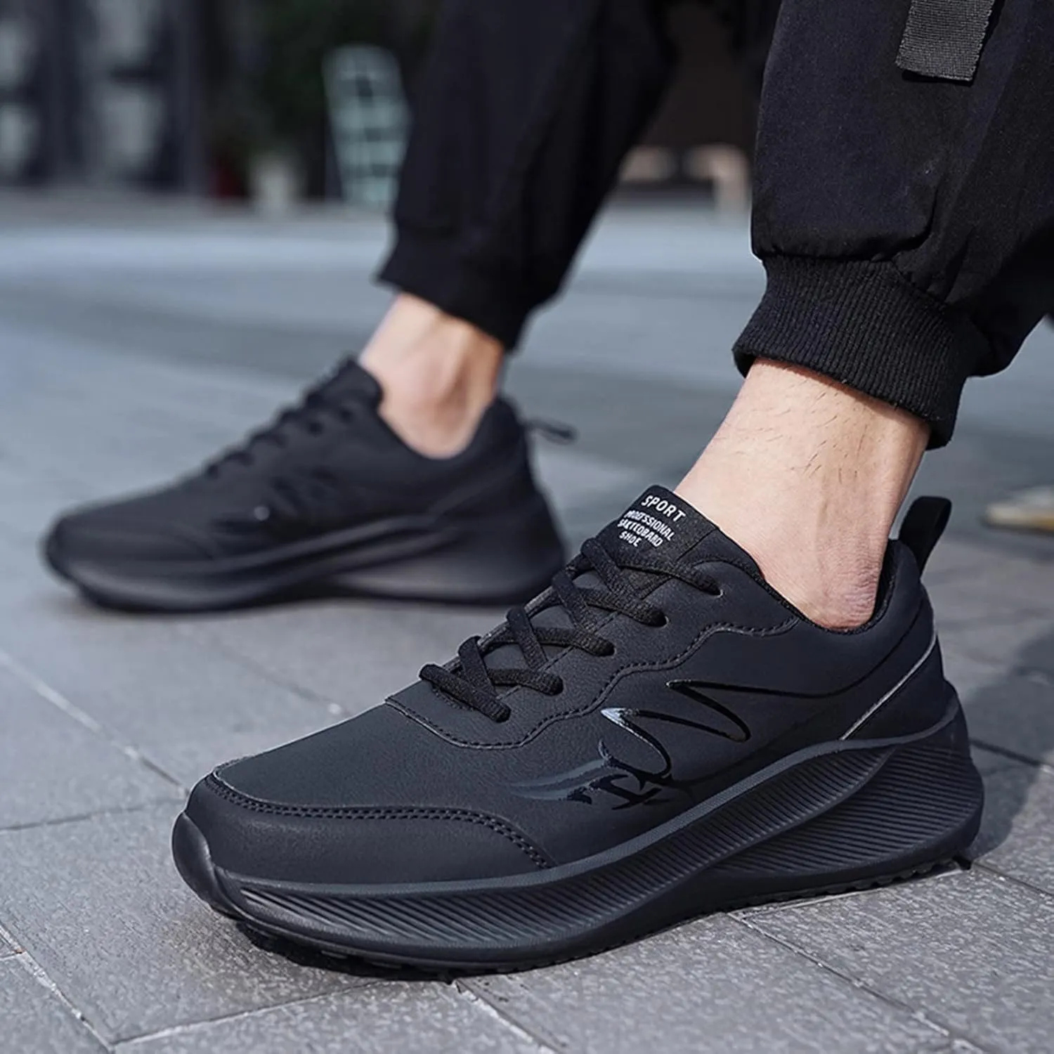 Fashion Orthopedic Sneakers for Men Breathable Casual Comfortable Walking Sneaker Lightweight Minimalist Shoes