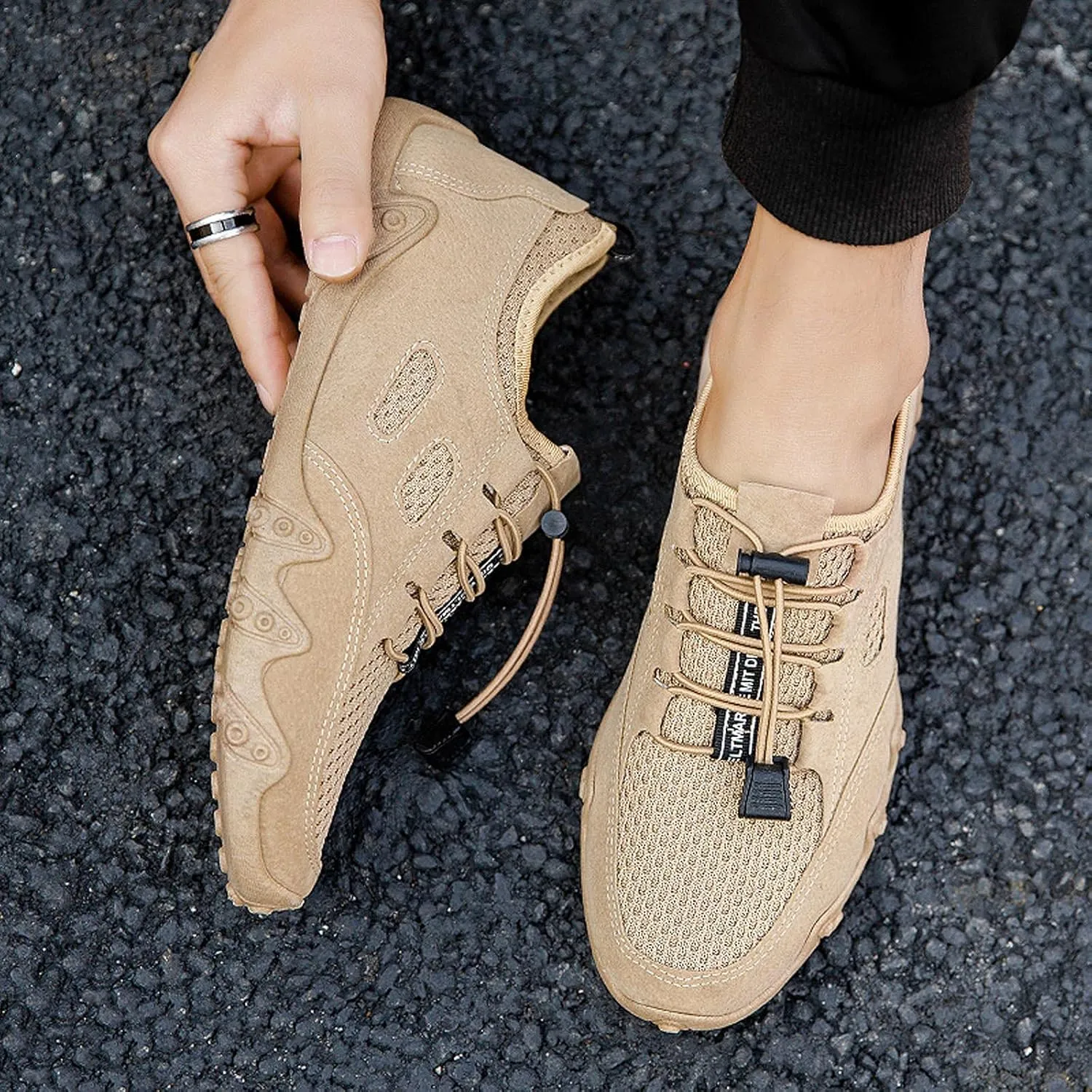 Fashion Orthopedic Sneakers for Men Comfortable Breathable Lightweight Tennis Shoe Men's Business Casual Shoes