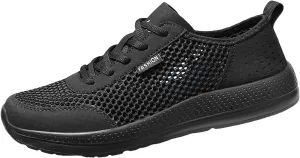 Fashion Sneaker Lace-Up Men Sports Shoes Fashionable Summer New Pattern Hollow Mesh Breathable Comfortable and Simple