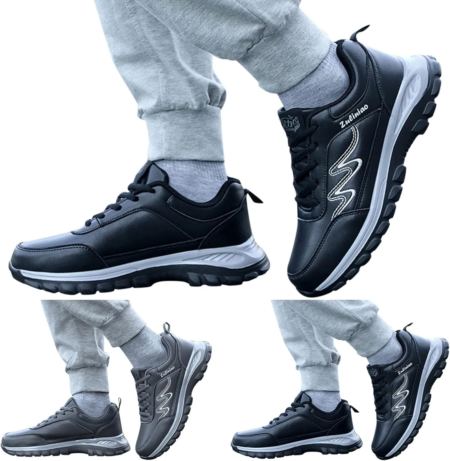 Fashion Sport Shoes for Men Comfortable Breathable Stretch Canvas Slip on Sneaker Men's Comfortable Dress Shoes