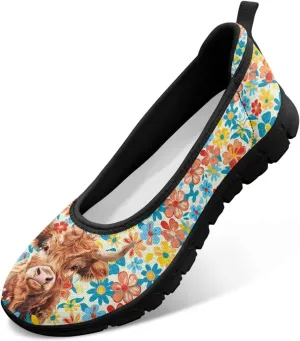 Flats Loafers Cow Low Cut Casual Dress Shoes for Women Teen Girls Comfort Walking Running Sneakers Lightweight Low Cut Tennis Shoe