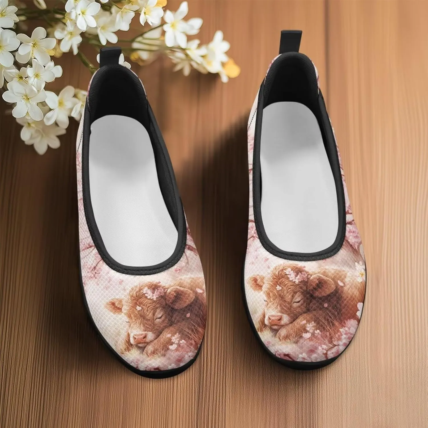 Flats Loafers Cow Low Cut Casual Dress Shoes for Women Teen Girls Comfort Walking Running Sneakers Lightweight Low Cut Tennis Shoe
