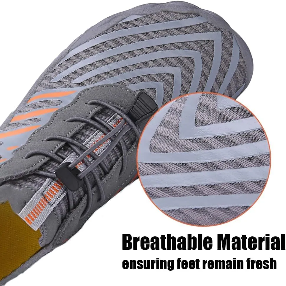 Grounded Women's & Men's Barefoot Shoes - Winter Hiking Boots, Wide Toe Box, Waterproof & Non-Slip Trail Running Shoes
