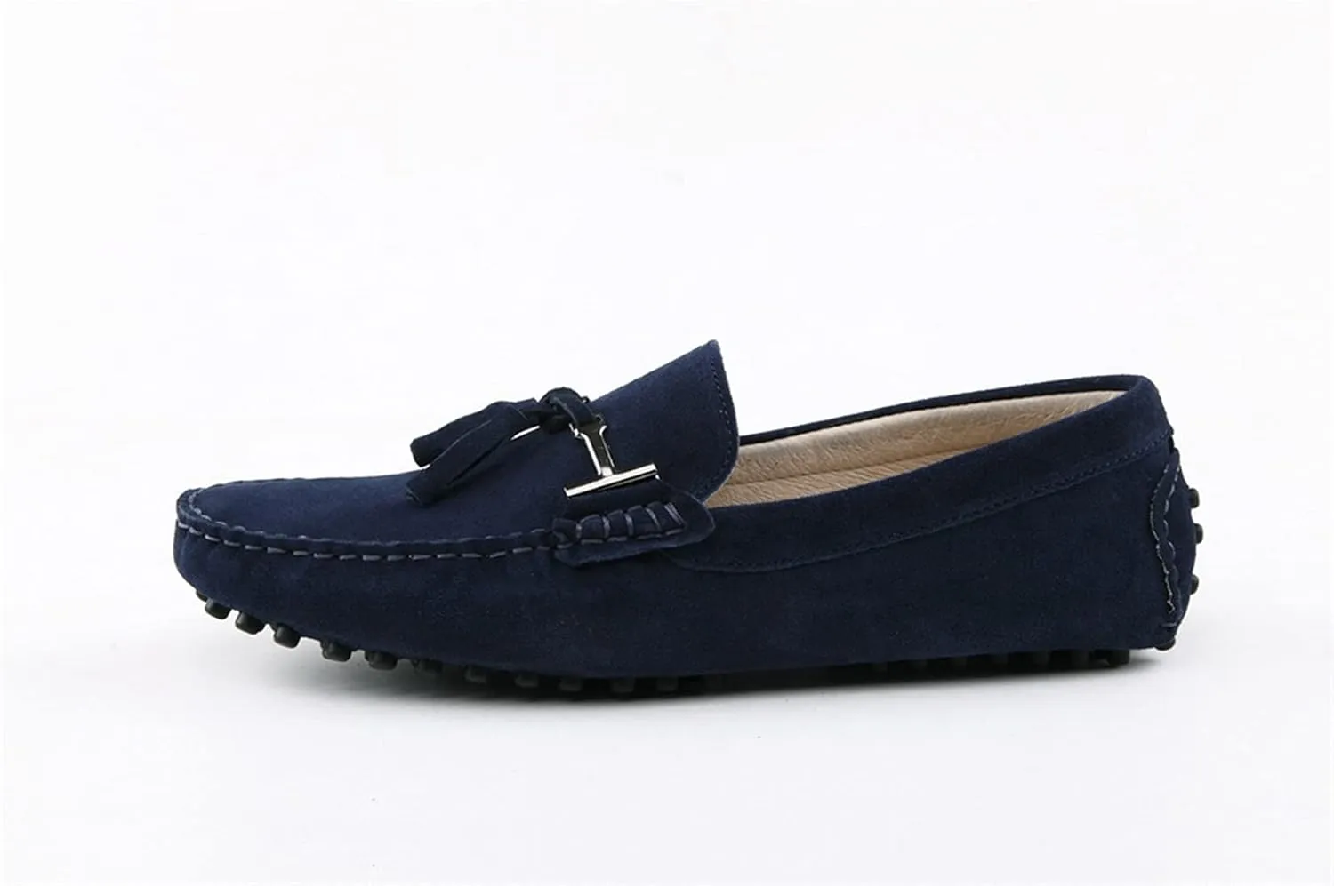 Hanfike Womens Casual Loafers Shoes Slip on Flats with Tassel Buckle Knot