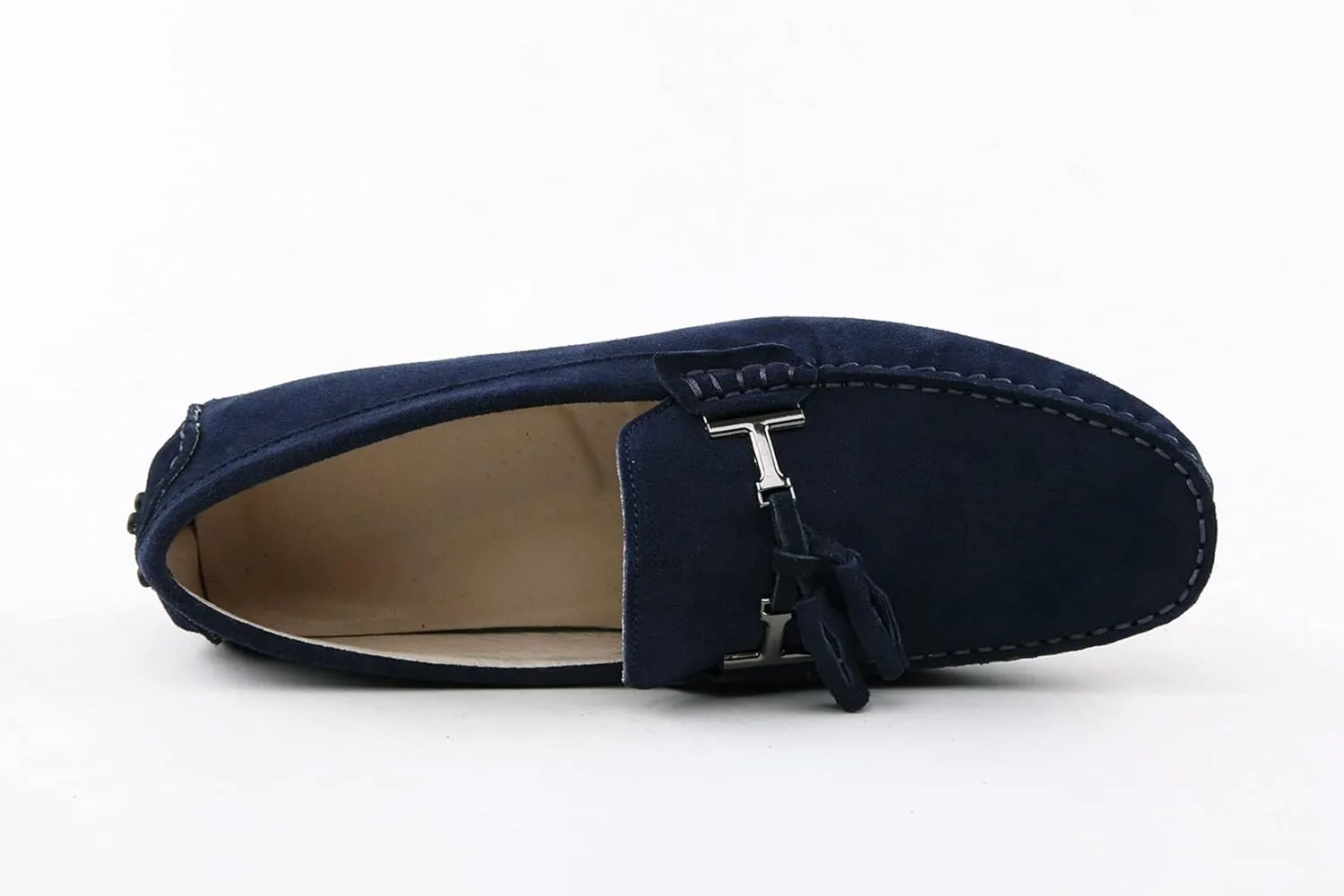 Hanfike Womens Casual Loafers Shoes Slip on Flats with Tassel Buckle Knot