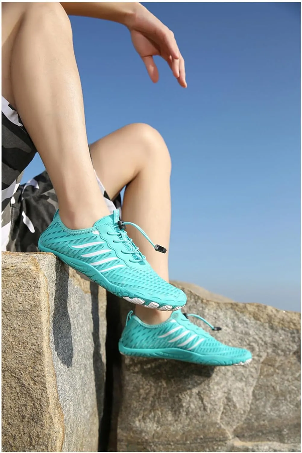 Hike Barefoot Shoes Womens Mens Pro Barefoot Shoes Breathable & Non-Slip Athletic Footwear Wide Toe Water Shoe Walking Barefoot Sneakers Unisex Running, Hiking and Daily Wear