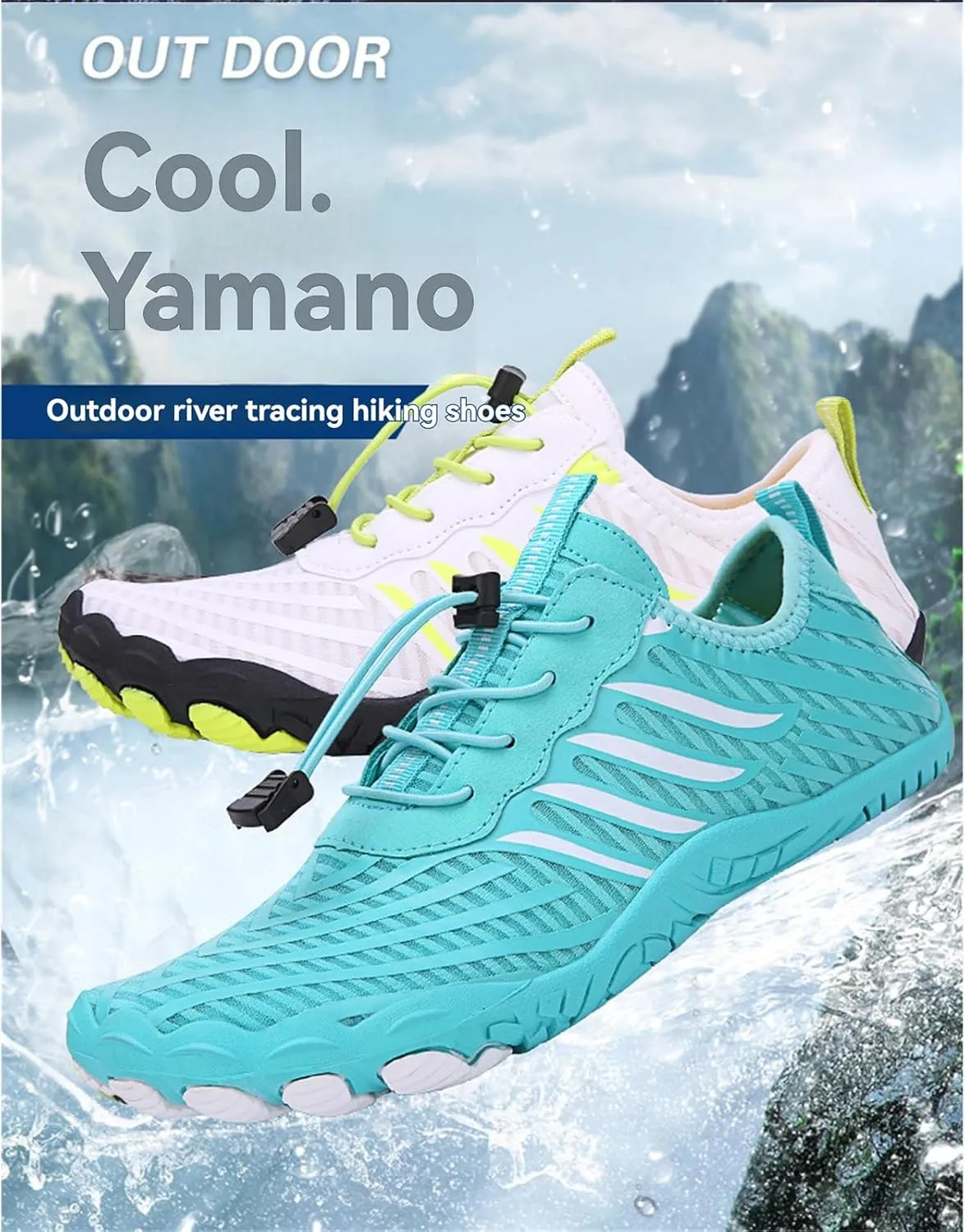 Hike Barefoot Shoes Womens Mens Pro Barefoot Shoes Breathable & Non-Slip Athletic Footwear Wide Toe Water Shoe Walking Barefoot Sneakers Unisex Running, Hiking and Daily Wear