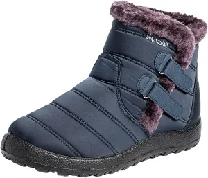 Hiking Boots for Women Waterproof Snow Boots Fleece Walking Shoes Cold Weather Plush Lined Snow Boots Duck Boots Women