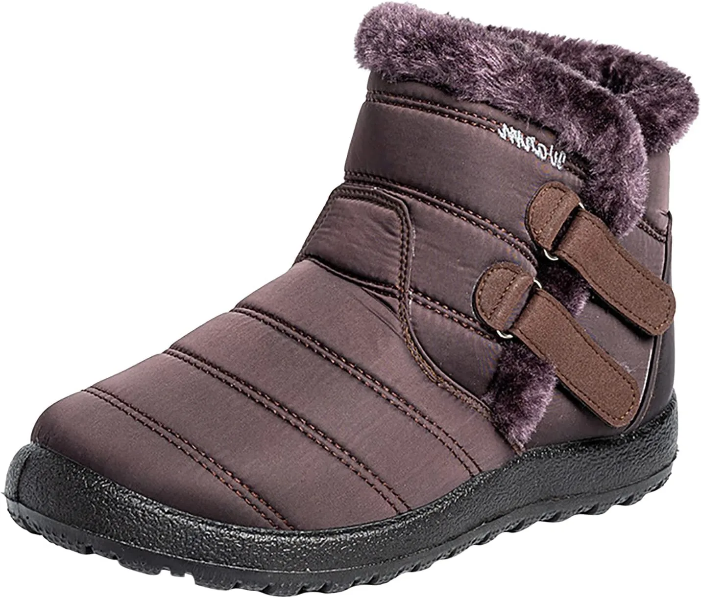 Hiking Boots for Women Waterproof Snow Boots Fleece Walking Shoes Cold Weather Plush Lined Snow Boots Duck Boots Women