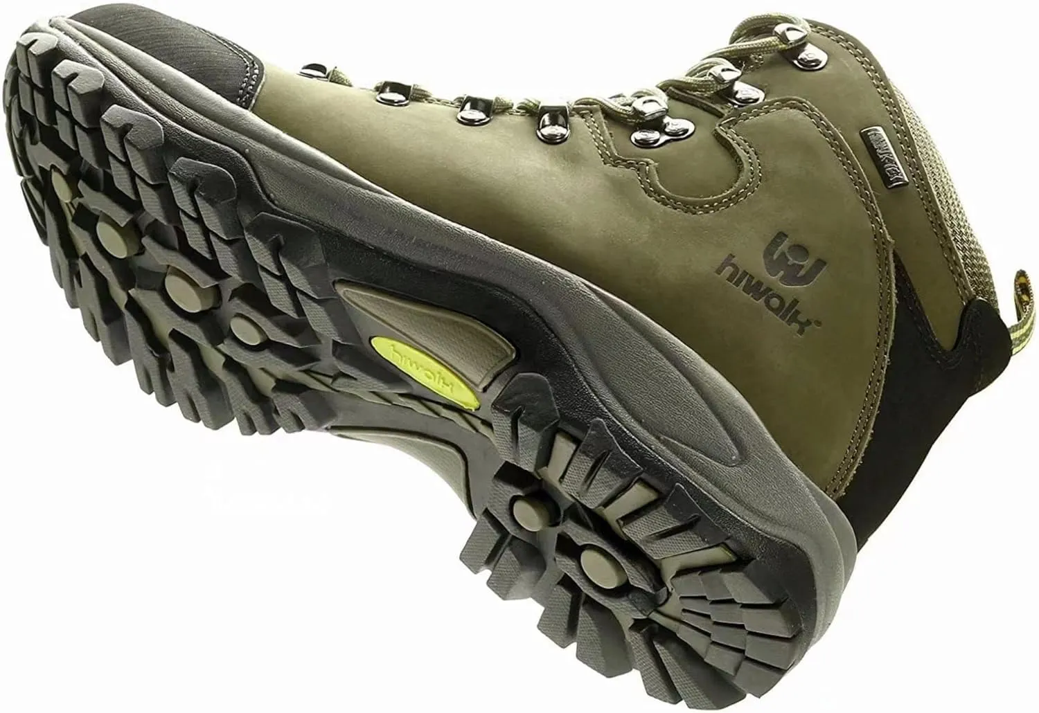 hiwalk Men's Waterproof Hiking Boots Breathable All-Terrain Lightweight Ankle Boots Trekking Working Climbing Shoes