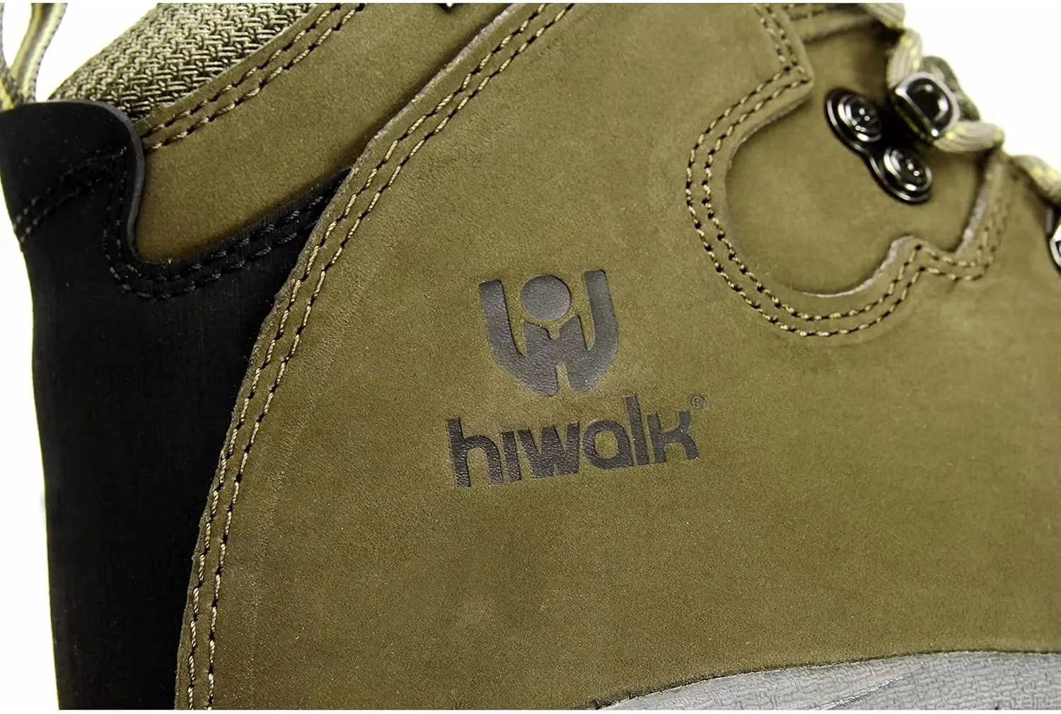 hiwalk Men's Waterproof Hiking Boots Breathable All-Terrain Lightweight Ankle Boots Trekking Working Climbing Shoes