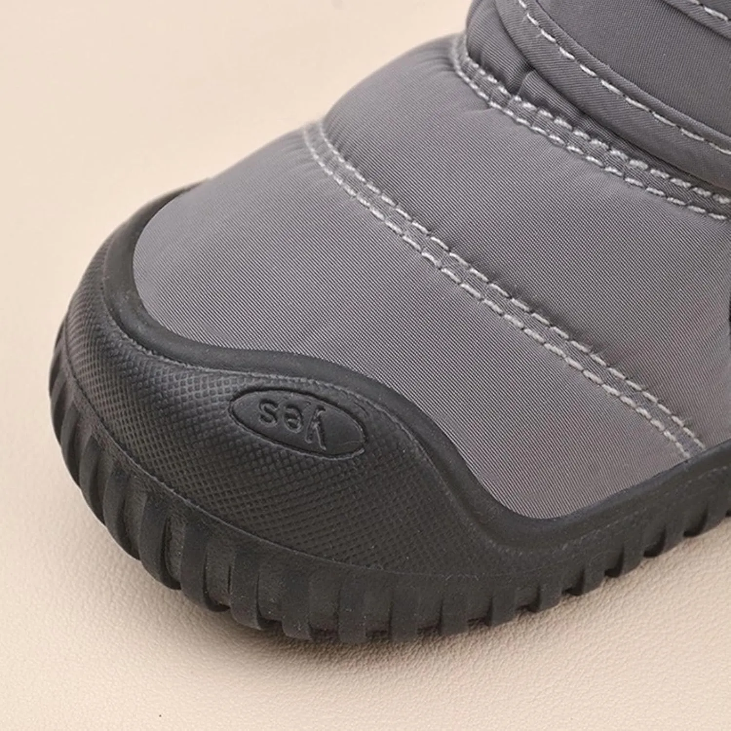 Insulated Snow Shoes For Boy Winter Walking Shoes For Baby Non Slip Ankle Boots Waterproof Plush Lined Hiking Boots