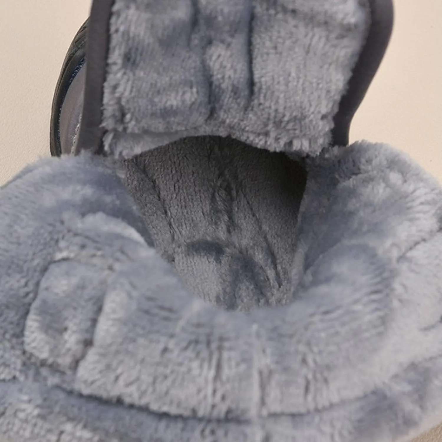 Insulated Snow Shoes For Boy Winter Walking Shoes For Baby Non Slip Ankle Boots Waterproof Plush Lined Hiking Boots
