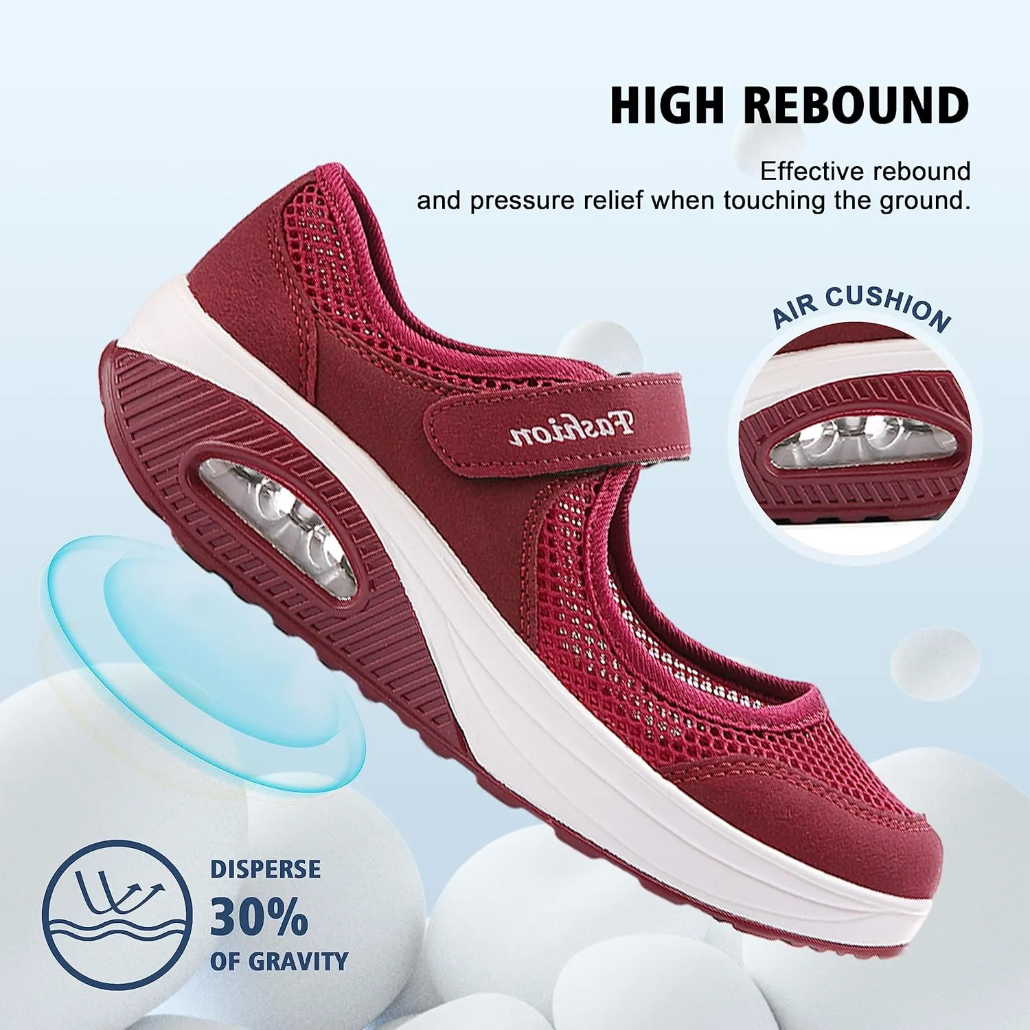 jukka Women's Fashion Flying Woven Cosy Size 3.5-8UK Walking Shoes Super Lightweight Gym Sports Running Shoes Shock Absorbing Trainers