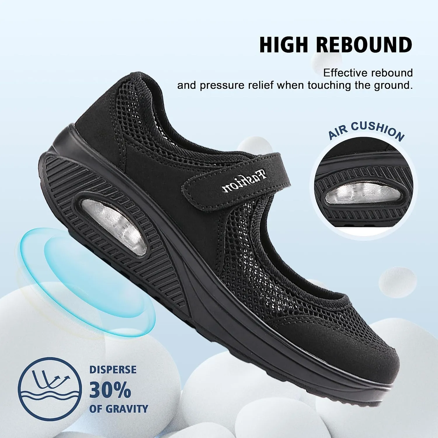 jukka Women's Fashion Flying Woven Cosy Size 3.5-8UK Walking Shoes Super Lightweight Gym Sports Running Shoes Shock Absorbing Trainers