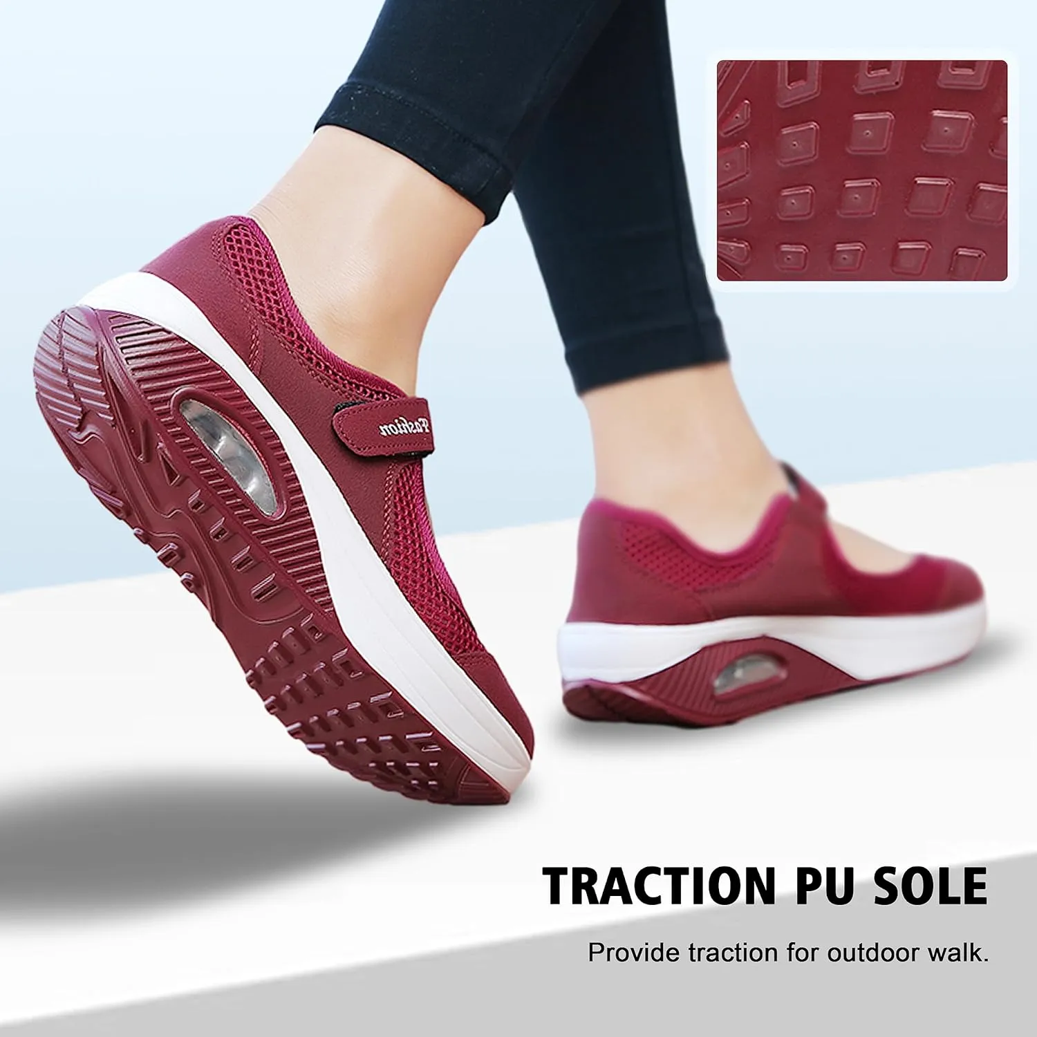 jukka Women's Fashion Flying Woven Cosy Size 3.5-8UK Walking Shoes Super Lightweight Gym Sports Running Shoes Shock Absorbing Trainers