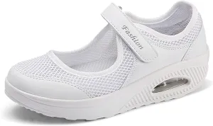 jukka Women's Fashion Flying Woven Cosy Size 3.5-8UK Walking Shoes Super Lightweight Gym Sports Running Shoes Shock Absorbing Trainers