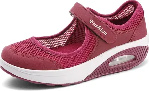 jukka Women's Fashion Flying Woven Cosy Size 3.5-8UK Walking Shoes Super Lightweight Gym Sports Running Shoes Shock Absorbing Trainers