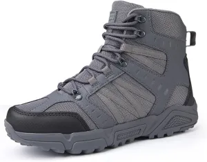 Kervaky Men's Military Tactical Boots Combat Boots Waterproof Boots Lightweight Working boots Non-slip Boots Outdoor Hiking Boots