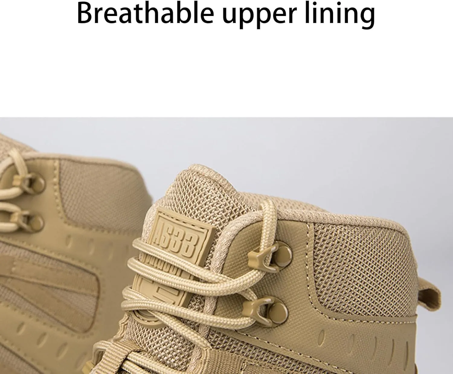 Kervaky Men's Military Tactical Boots Combat Boots Waterproof Boots Lightweight Working boots Non-slip Boots Outdoor Hiking Boots