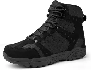 Kervaky Men's Military Tactical Boots Combat Boots Waterproof Boots Lightweight Working boots Non-slip Boots Outdoor Hiking Boots