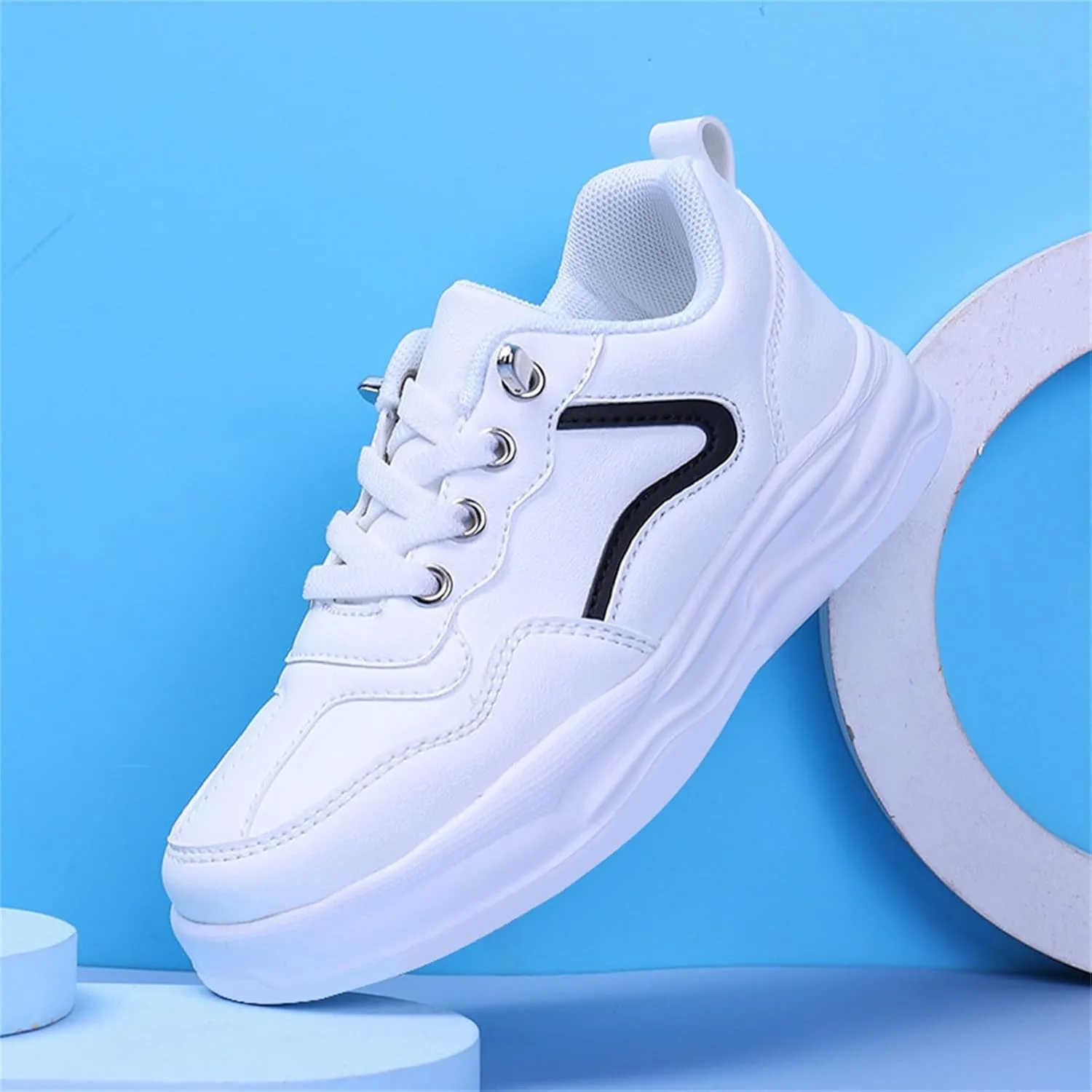 Kids Casual Shoes Cool Stylish Going Out Walking Sneakers for Little/Big Boys Girls Low Cut Skateboarding Shoes