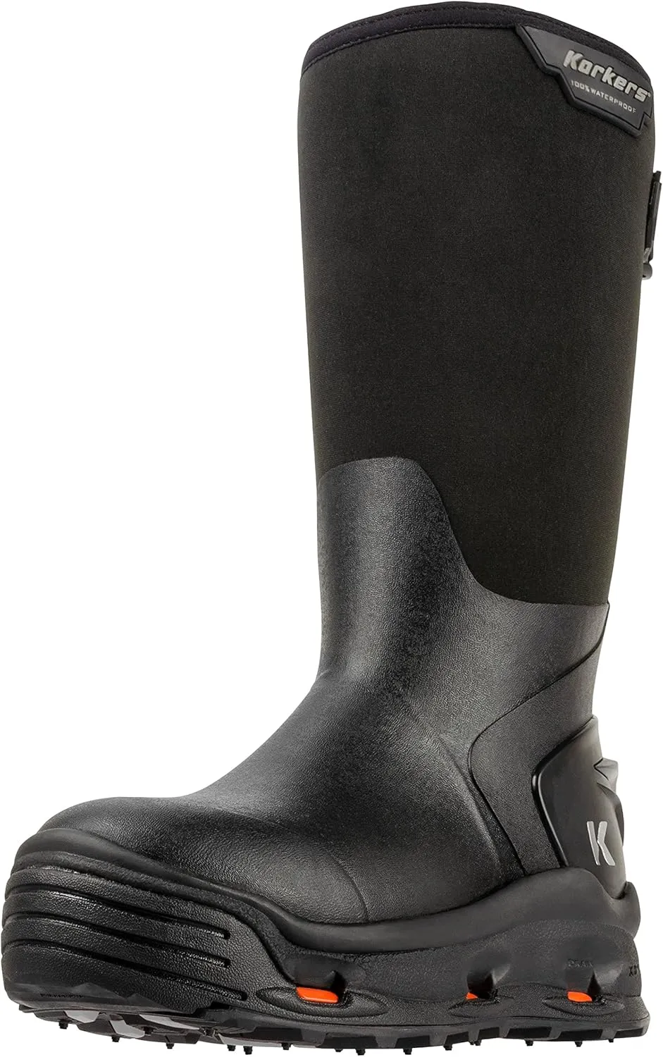 Korkers Men's Neo Arctic Rubber Boots - Includes Interchangeable All Terrain Sole