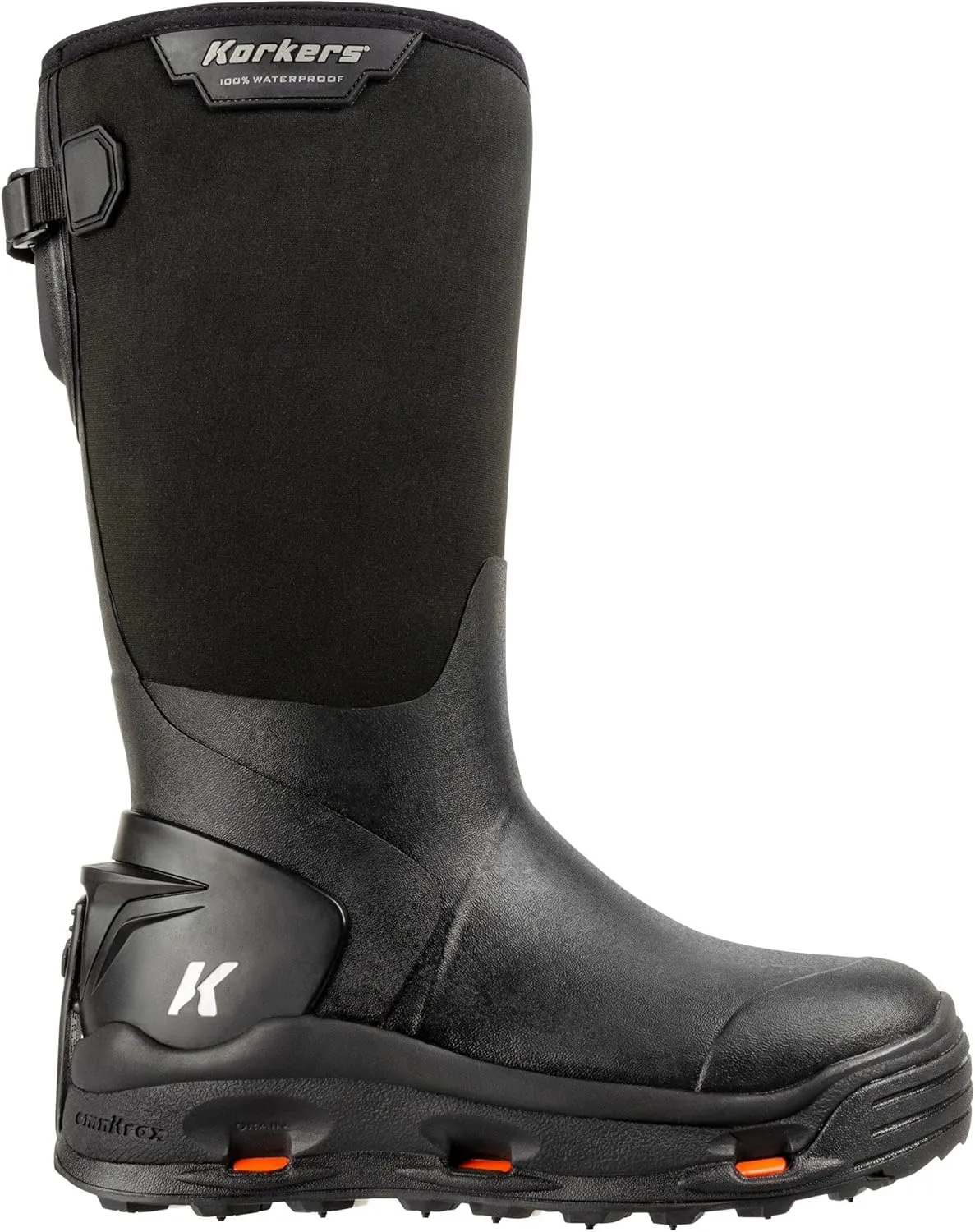 Korkers Men's Neo Arctic Rubber Boots - Includes Interchangeable All Terrain Sole