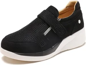 Ladmiple Shoes For Women Slip On Sneakers Running Shoes Non Slip Tennis Walking Sneakers Fashion Slip On Platform Shoes