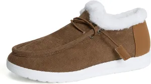 Ladmiple Winter Boots For Women 2024 Snow Boots Slip on Insulated Fur Lined Lightweight Cold Weather Warm Ankle Booties