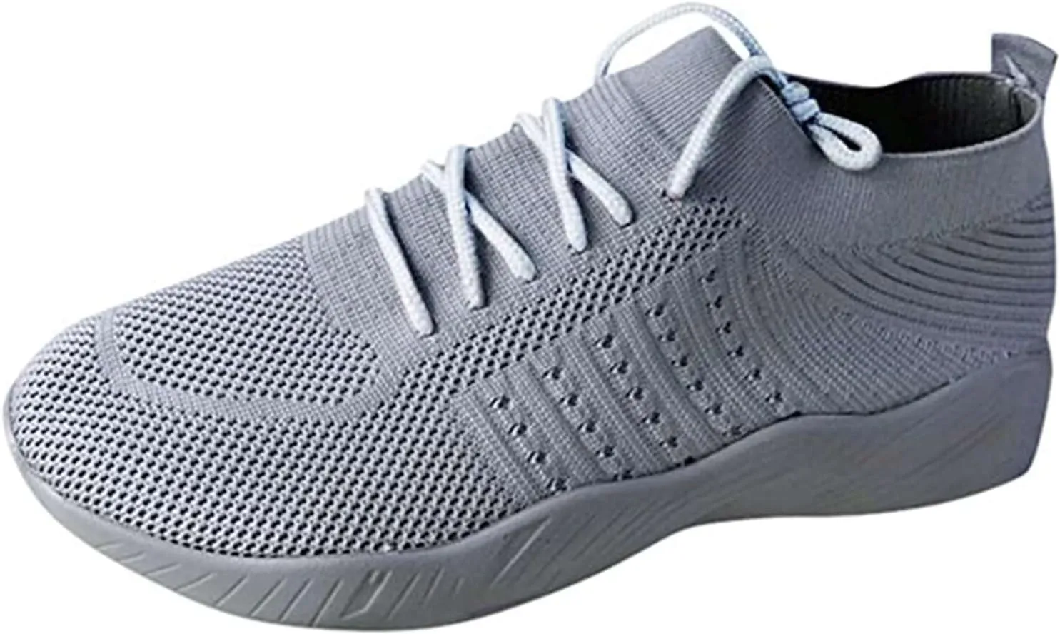 Ladmiple Womens Tennis Shoes Walking Casual Sneakers Knitted Mesh Lightweight Comfortable Slip Resistant Slip on Loafers