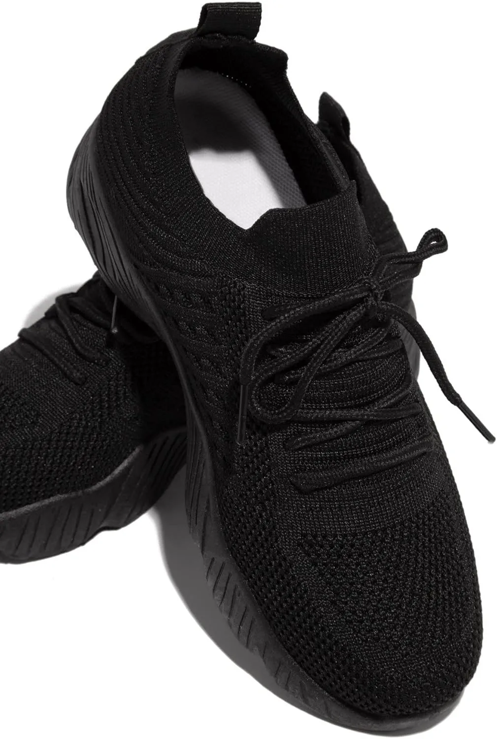 Lausiuoe Running Shoes For Women Arch Support Lightweight Tennis Shoes Non Slip Gym Workout Breathable Walking Sneakers