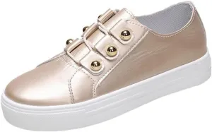 Lausiuoe Slip On Sneakers Women Memory Foam Grey Women's Canvas Shoes Low Cut Sneaker Casual Walking Shoes Classic Fall Fashion Lightweight Soft Comfort Breathable Slip On Flat Loafers