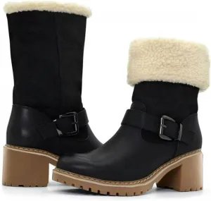Lausiuoe Winter Boots For Women Fashion 2022 Womens Snow Boots Warm Booties Casual Trendy Outdoor Fur Lined Lining Fuzzy Shoes