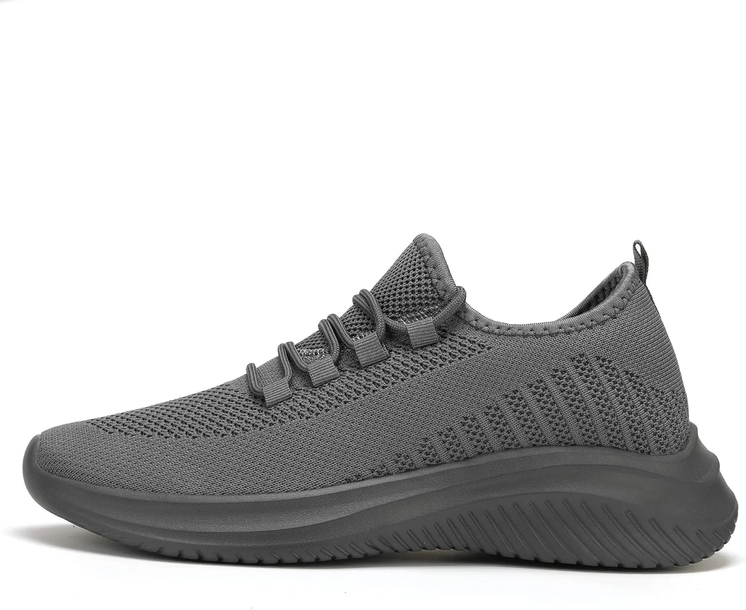 LCGJR Men's Walking Shoes Ultra Light Running Casual Sneakers Slip-on Workout Tennis Shoes for Male Mesh Breathable Comfort Outdoor Indoor