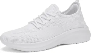LCGJR Men's Walking Shoes Ultra Light Running Casual Sneakers Slip-on Workout Tennis Shoes for Male Mesh Breathable Comfort Outdoor Indoor
