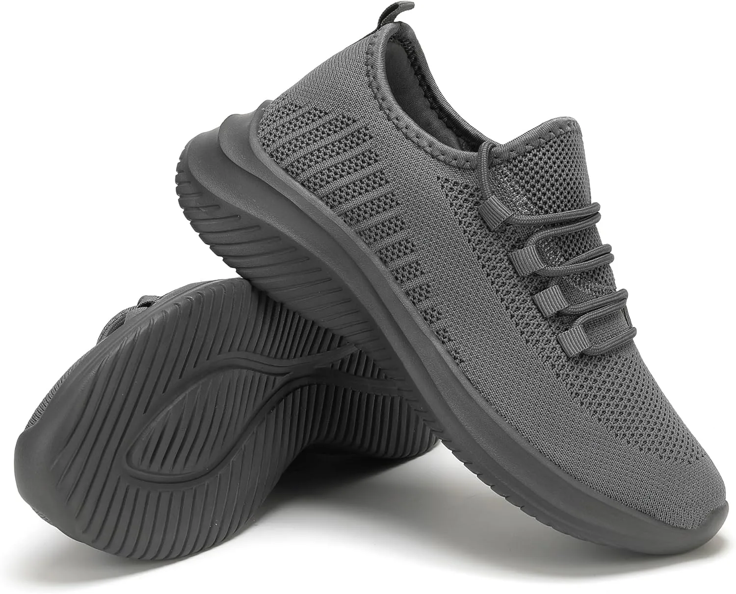 LCGJR Men's Walking Shoes Ultra Light Running Casual Sneakers Slip-on Workout Tennis Shoes for Male Mesh Breathable Comfort Outdoor Indoor