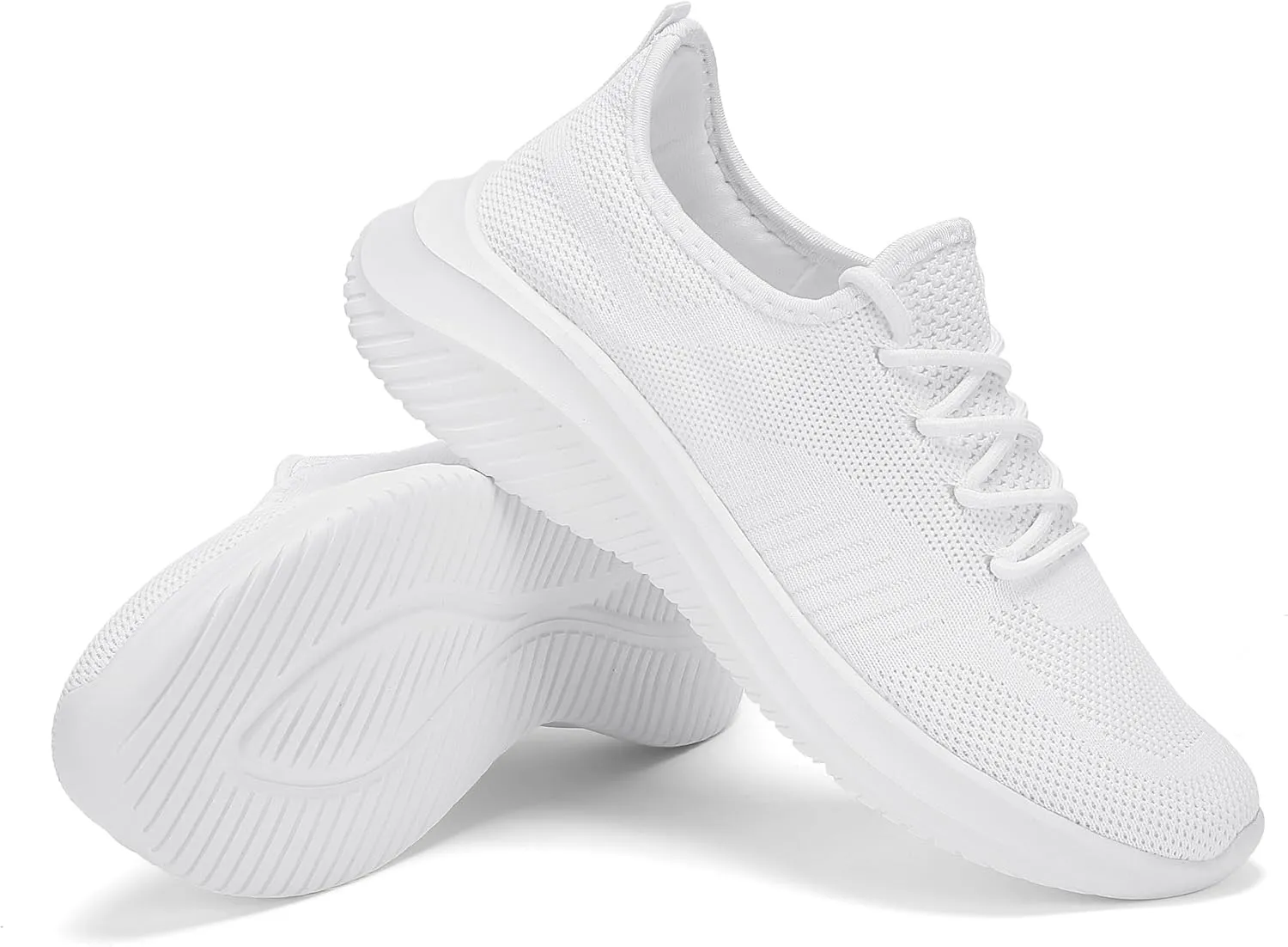 LCGJR Men's Walking Shoes Ultra Light Running Casual Sneakers Slip-on Workout Tennis Shoes for Male Mesh Breathable Comfort Outdoor Indoor