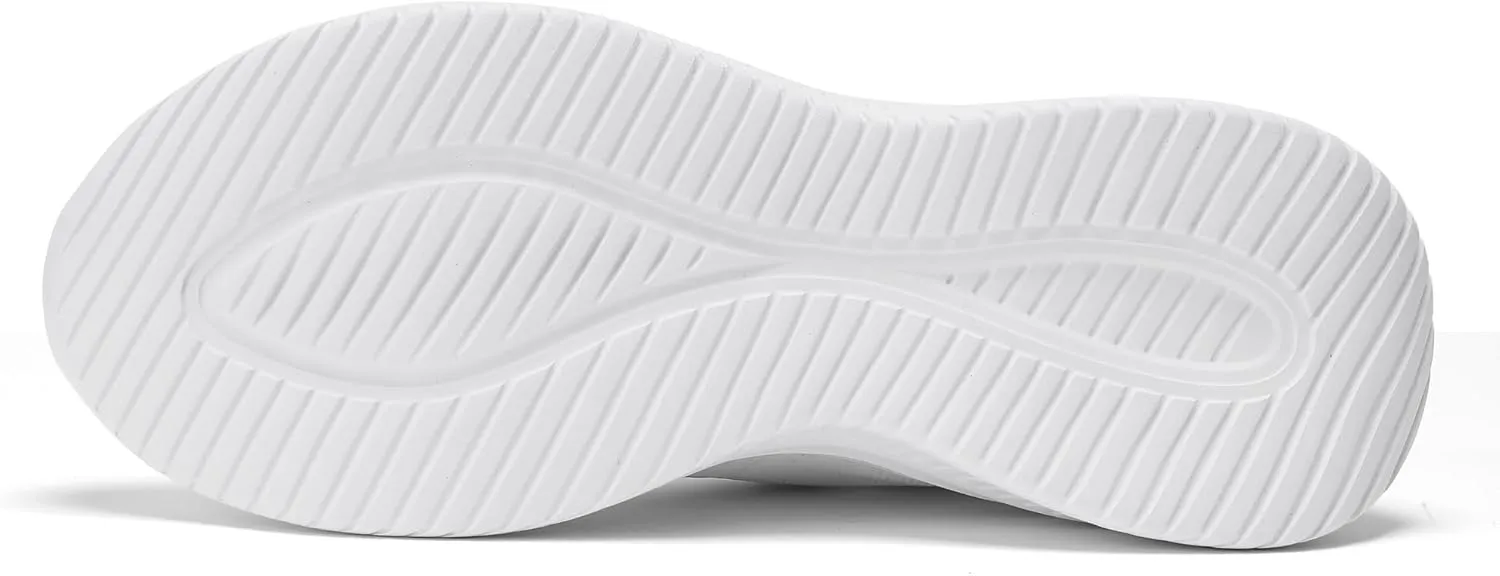 LCGJR Men's Walking Shoes Ultra Light Running Casual Sneakers Slip-on Workout Tennis Shoes for Male Mesh Breathable Comfort Outdoor Indoor