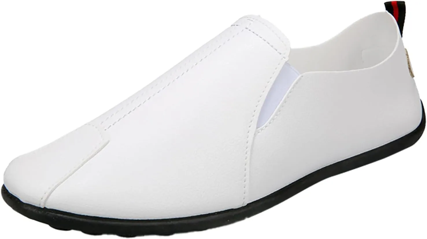 Leisure Men's Four Seasons Non Slip Flat Round Toe Breathable Slip On Lazy Leisure Shoes Athletic Shoes
