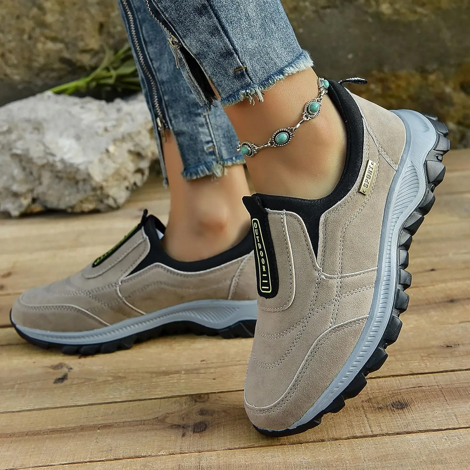 Lightweight Non Slip Sneakers for Men Lightweight Sport Gym Jogging Walking Sneaker Business Formal Dress Shoes